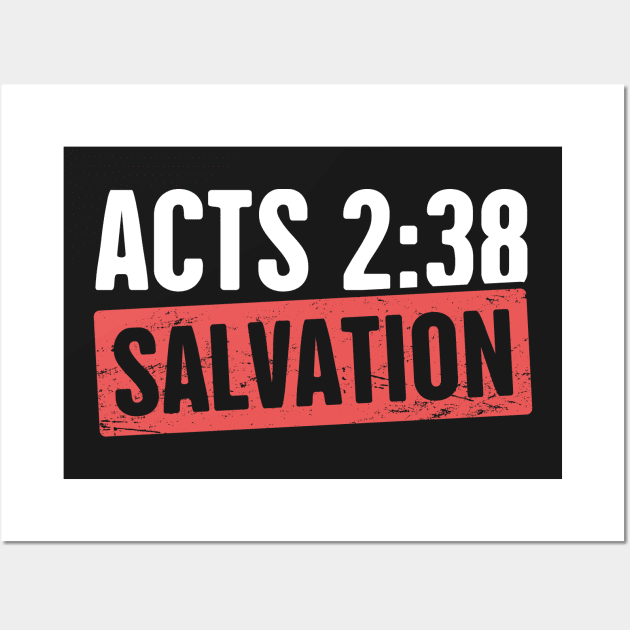 Salvation | Christian Bible Verse Wall Art by MeatMan